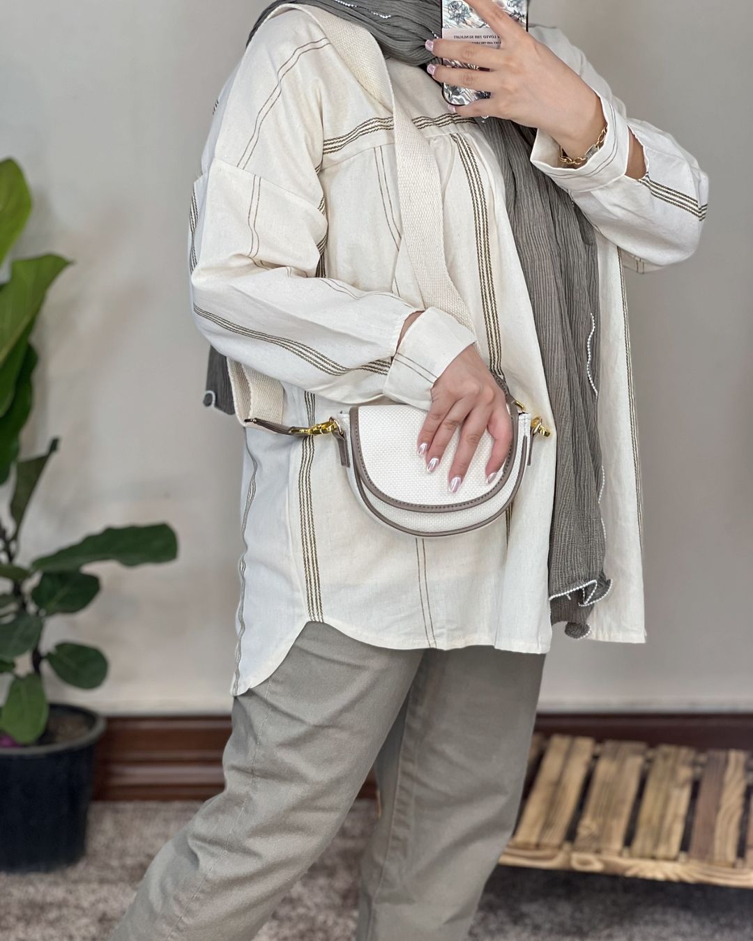 ست شلوار جین و مانتو - Image 3