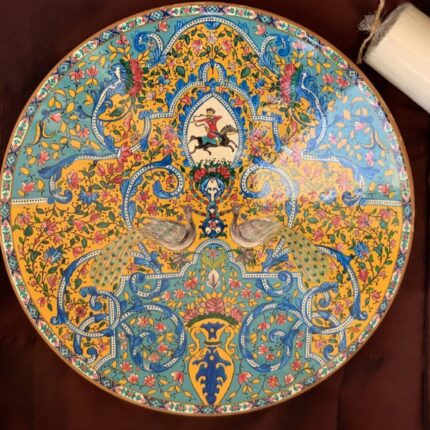 بشقاب 40 سانتی تکنیک اکریلیک 3